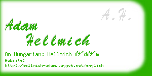 adam hellmich business card